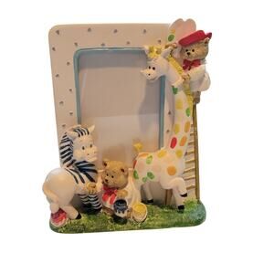 Burnes of Boston 3D Zoo Animals Frame - Colorful Nursery Decor